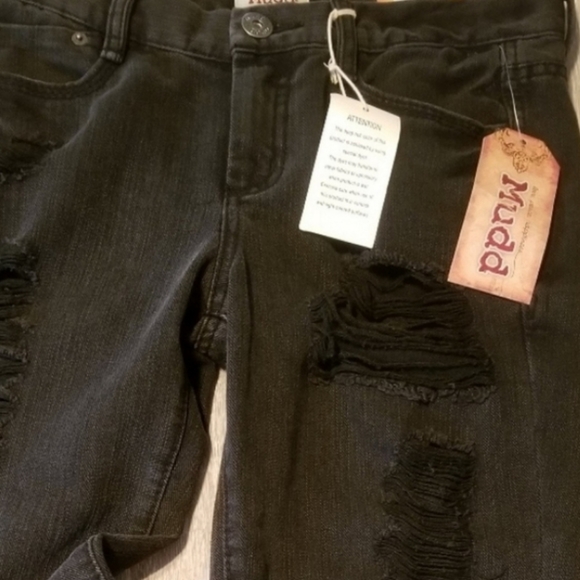 MUDD BLACK JEANS HOLY - Picture 11 of 14